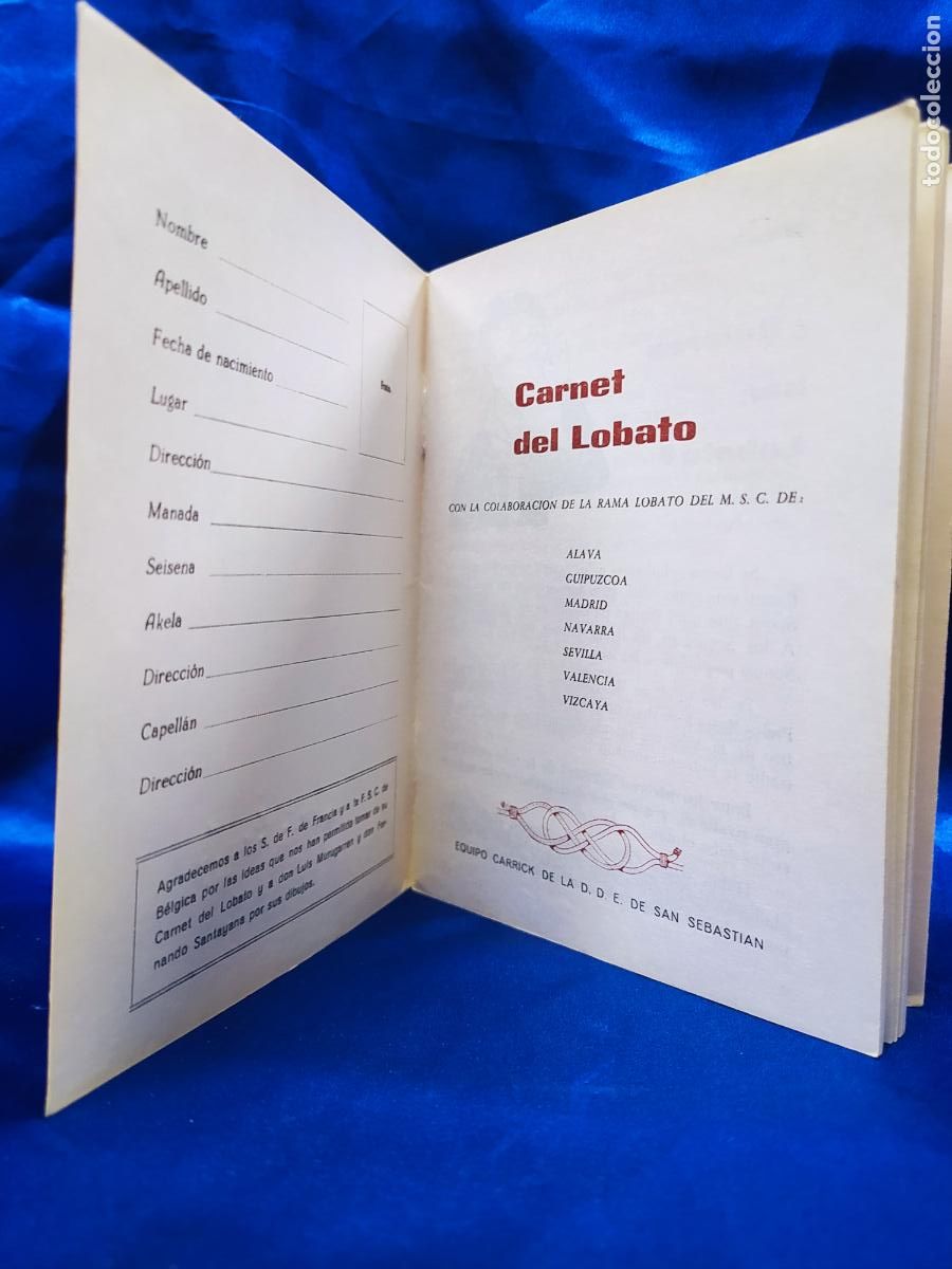 Documentos antiguos: Carnet del Lobato 1965 - Foto 3