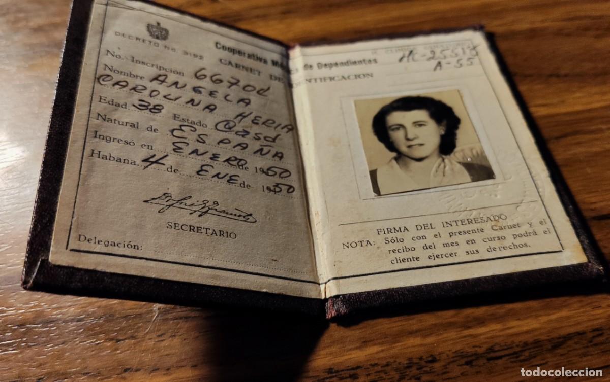 Documentos antiguos: QUEX DOCUMENTOS - DOCUMENTO ANTIGUO CARNET COOPERATIVA MEDICA - Foto 1