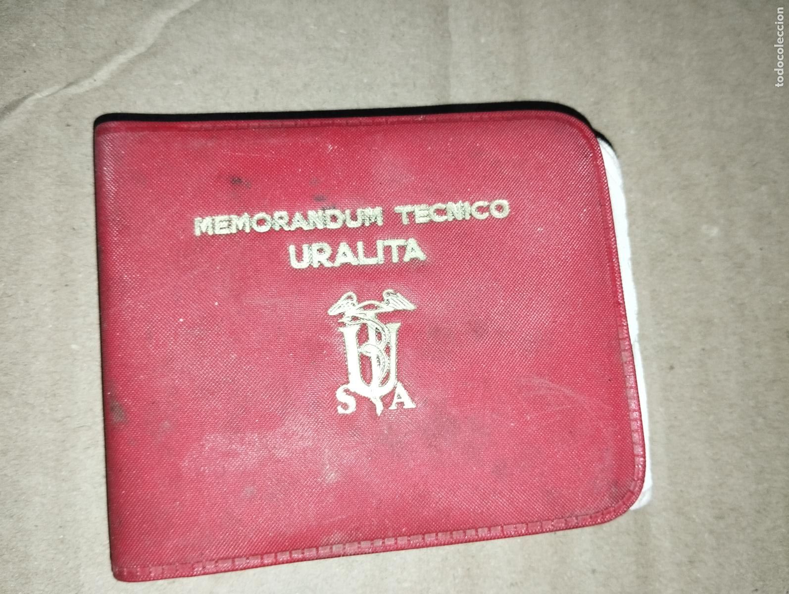 Documentos antiguos: MEMORANDUM T&Eacute;CNICO URALITA - Foto 1