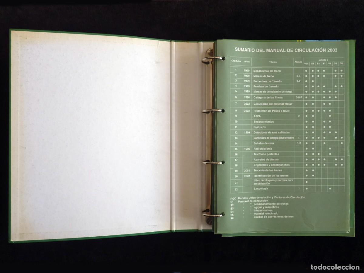 Documentos antiguos: RENFE, MANUAL DE CIRCULACI&Oacute;N, 2003. LEER - Foto 4