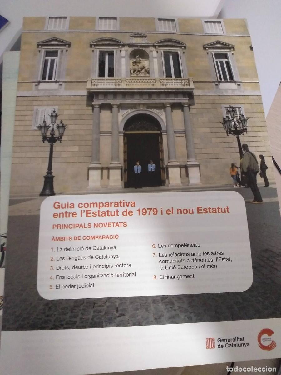 Documentos antiguos: Lot documents Estatut de Catalunya - Foto 2