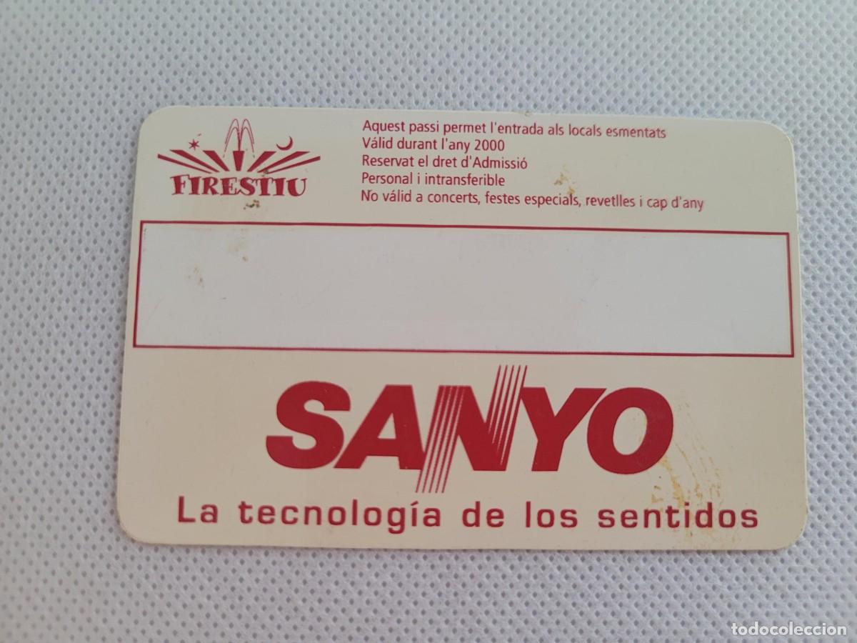 Documentos antiguos: CARNET VIP DE FIRESTIU 2000 SIN USAR - Foto 2