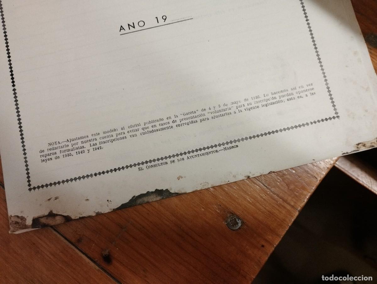 Documentos antiguos: CONTRATO PRIVADO DE ARRENDAMIENTO EN BLANCO. - Foto 5