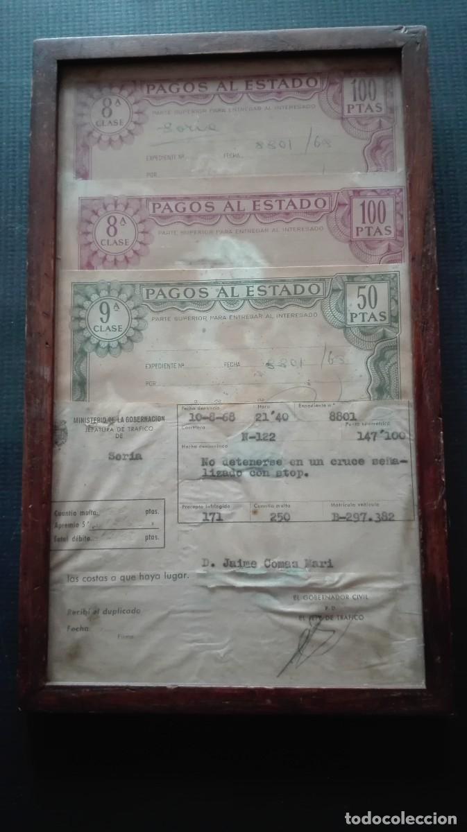 Documentos antiguos: MULTA TRAFICO CON PAGOS AL ESTADO - Foto 1