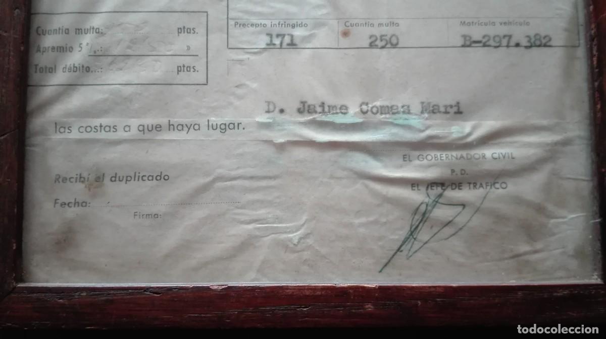 Documentos antiguos: MULTA TRAFICO CON PAGOS AL ESTADO - Foto 5