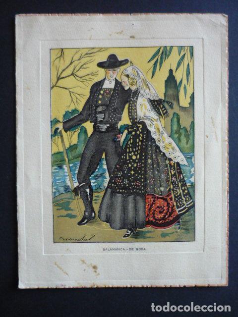 Old Documents: SALAMANCA CHARROS TARJETA 12 X 15 CM