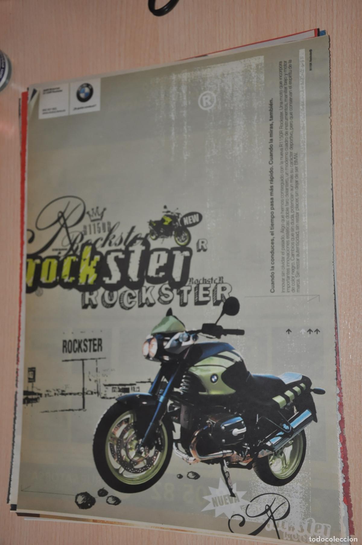 Documentos antiguos: hoja publicidad bmw rockster