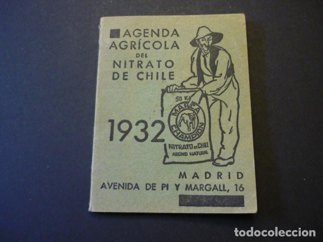 Alte Dokumente: AGENDA PUBLICITARIA NITRATO DE CHILE 1932