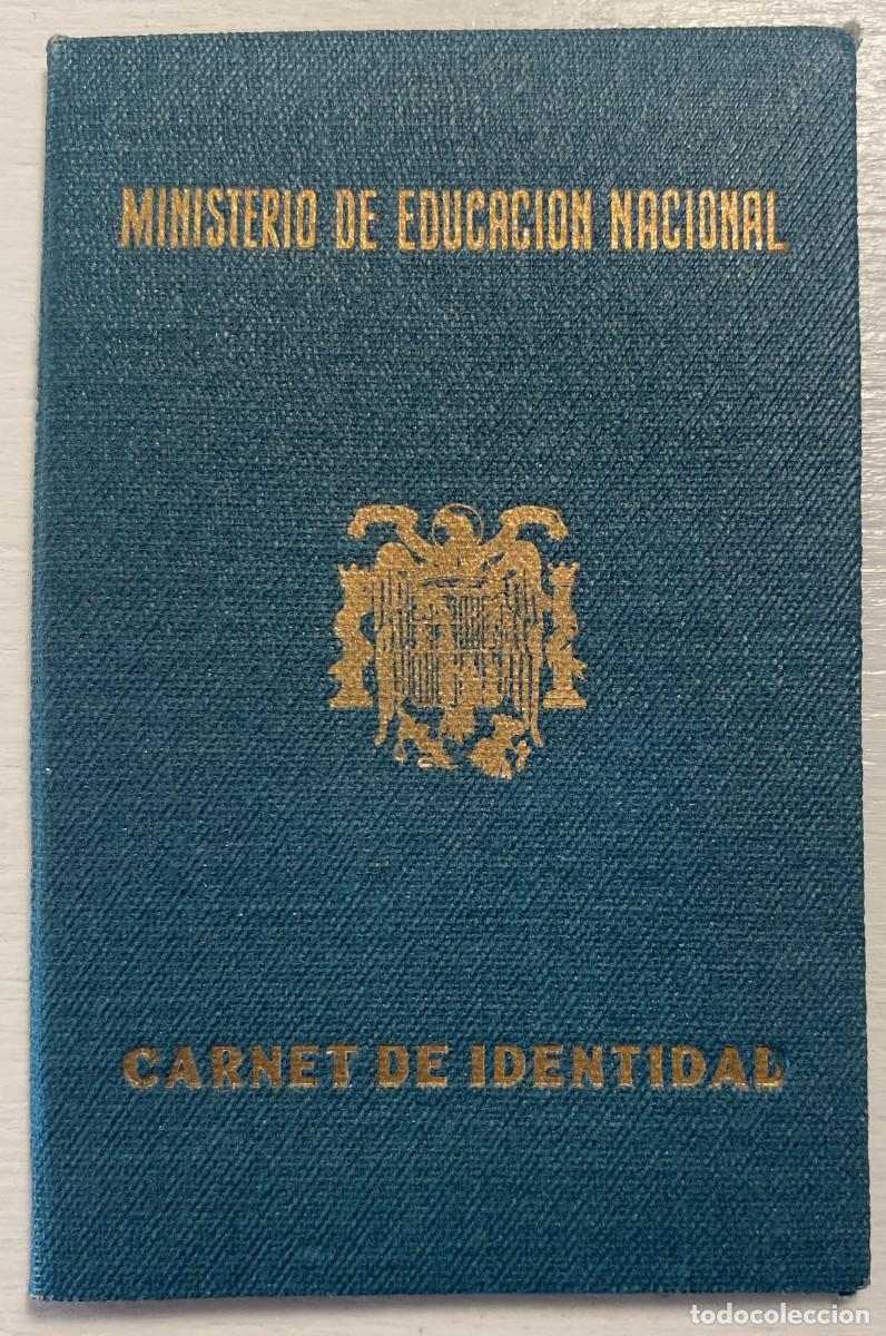 Documentos antigos: CARNET DE MAESTRO NACIONAL, 1952, CON SELLO Y FOTO DE EL MAESTRO
