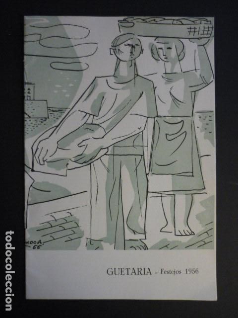 Documentos antiguos: GUETARIA GUIPUZCOA PROGRAMA DE FIESTAS 1956 - Foto 1