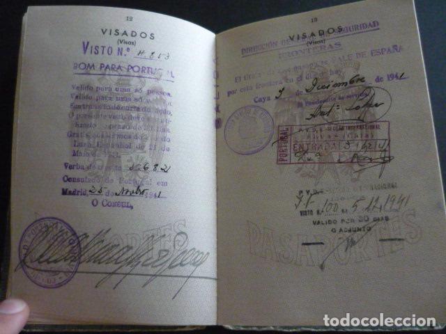 Documentos antiguos: PASAPORTE MADRID 1949 INDUSTRIAL MADRILE&Ntilde;O - Foto 8