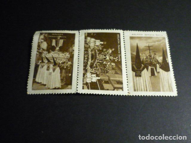 Documentos antiguos: MALAGA SEMANA SANTA 3 VI&Ntilde;ETAS ANTIGUAS