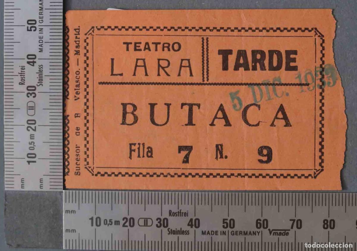 Documentos antiguos: ENTRADA TEATRO LARA. 1933. - Foto 1