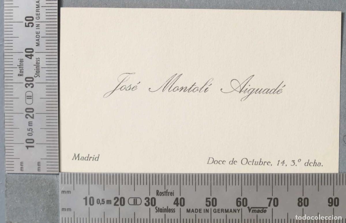 Documentos antiguos: TARJETA. MADRID HACIA 1930 - Foto 1