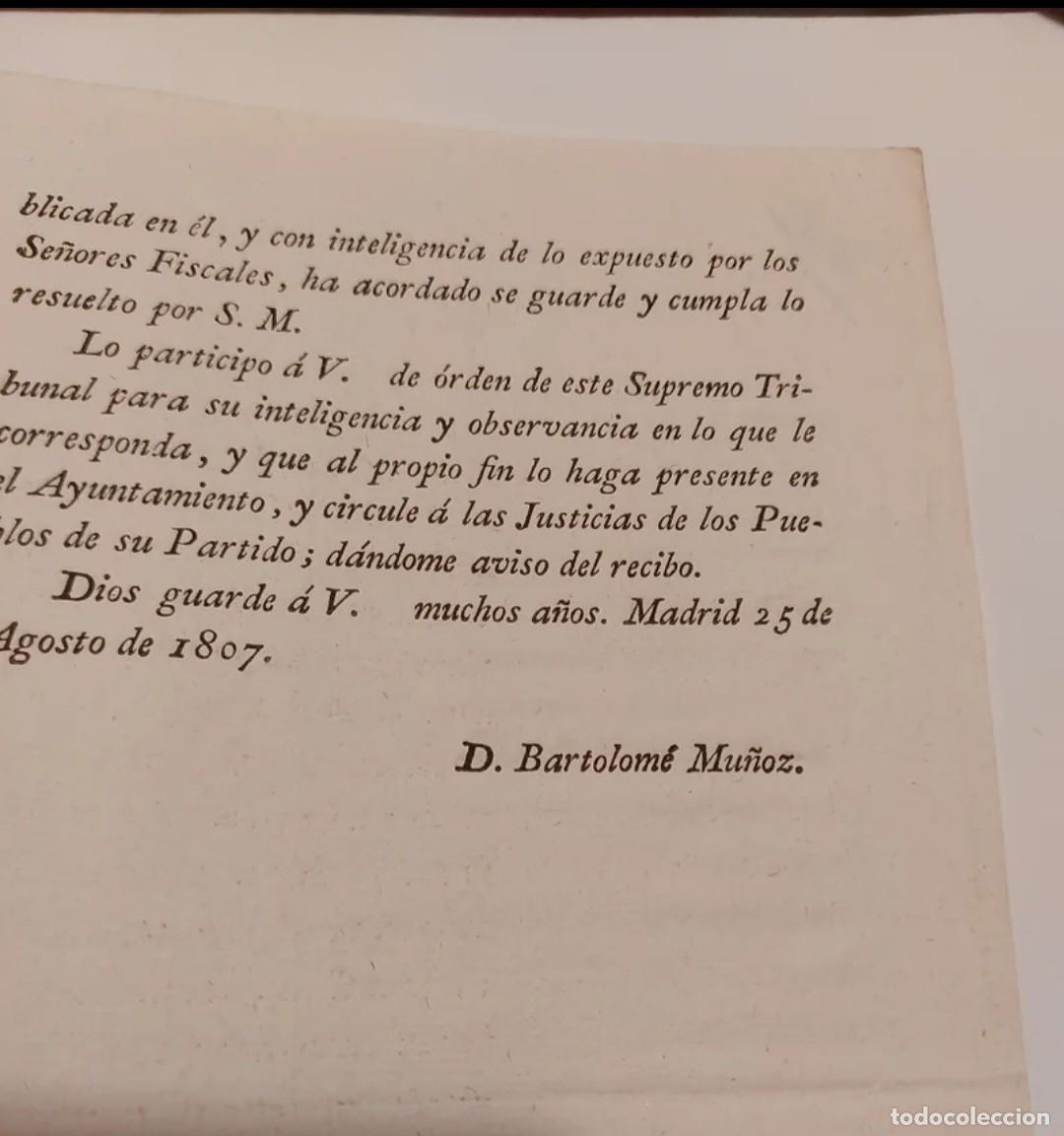 Documentos antiguos: 1807 Santander Curioso documento delito venta Pescado - Foto 3