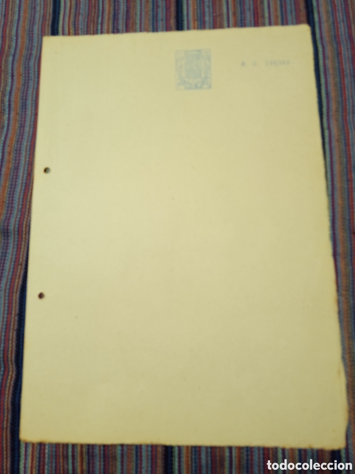 Documentos antiguos: LOTE DE SEIS DOCUMENTOS DIVERSOS SIGLO XX - Foto 1