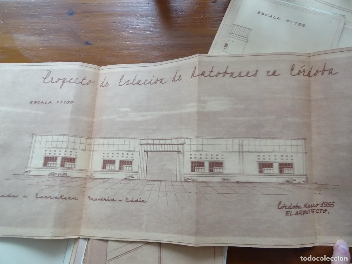 Documentos antiguos: Planos estaci&oacute;n autobuses de C&oacute;rdoba - Foto 1