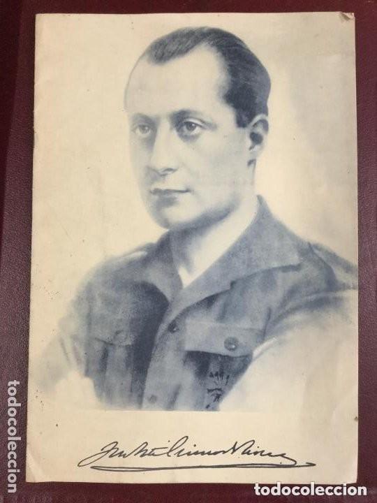 Documentos antiguos: DISCURSO FUNDACIONAL DE LA FALANGE PRONUNCIADO POR JOSE ANTONIO EN MADRID 1933 - 1953 7p. 31x22