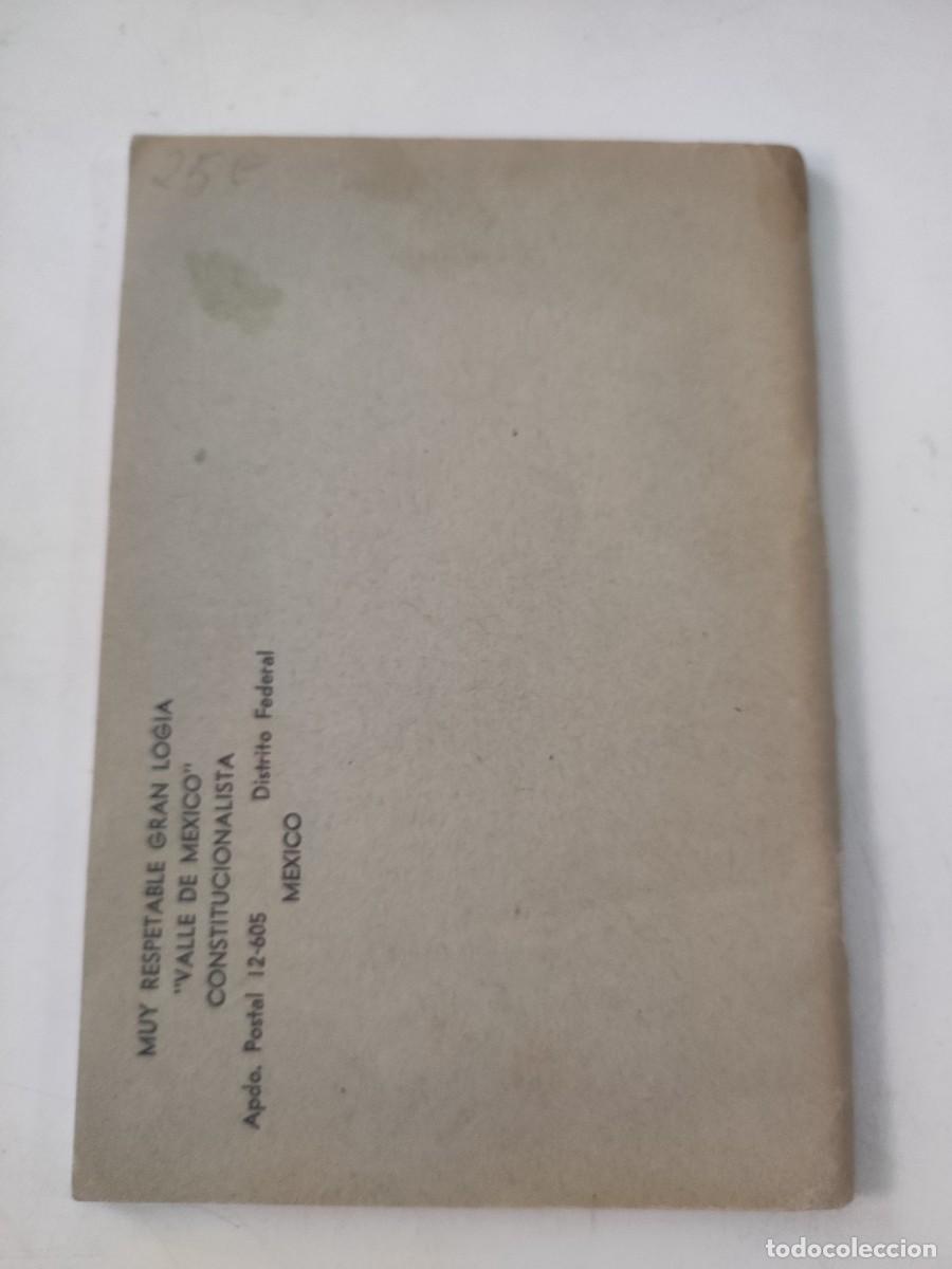 Documentos antiguos: Muy respetable Gran Logia Valle de M&eacute;xico. - Foto 2