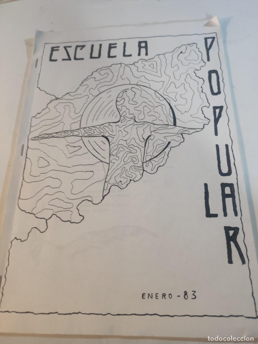Documentos antiguos: Panfleto. Escuela polular La Prospe - Foto 1