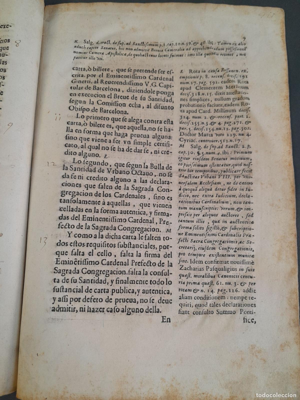 Documentos antiguos: DOC-914. DOCUMENTO: DISPUTA SOBRE LOS PRIVILEGIO DE LAS MONJAS DEL MONASTERIO DE SANTA ISABEL. - Foto 5