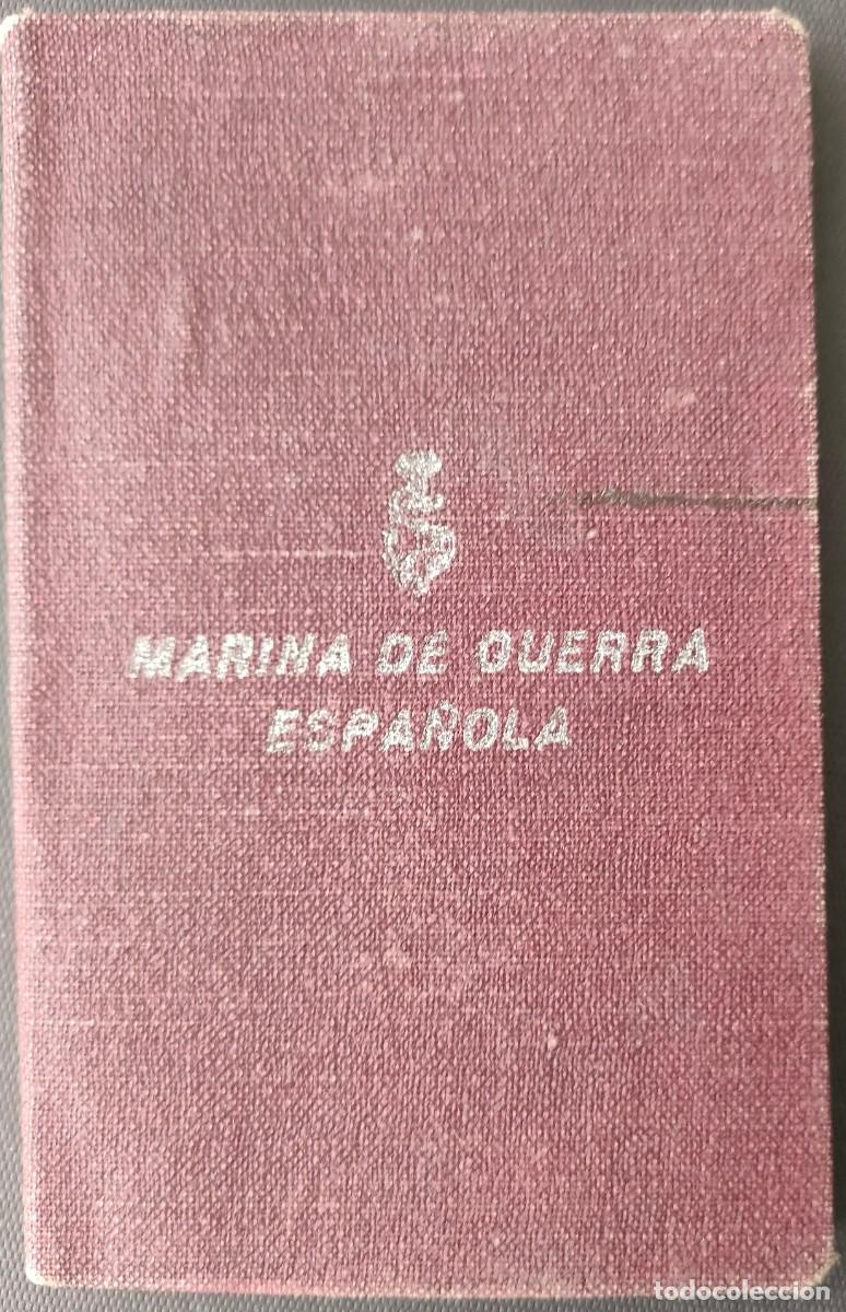 Documentos antiguos: CARNET DE MARINERO DE LA MARINA DE GUERRA ESPA&Ntilde;OLA 1946