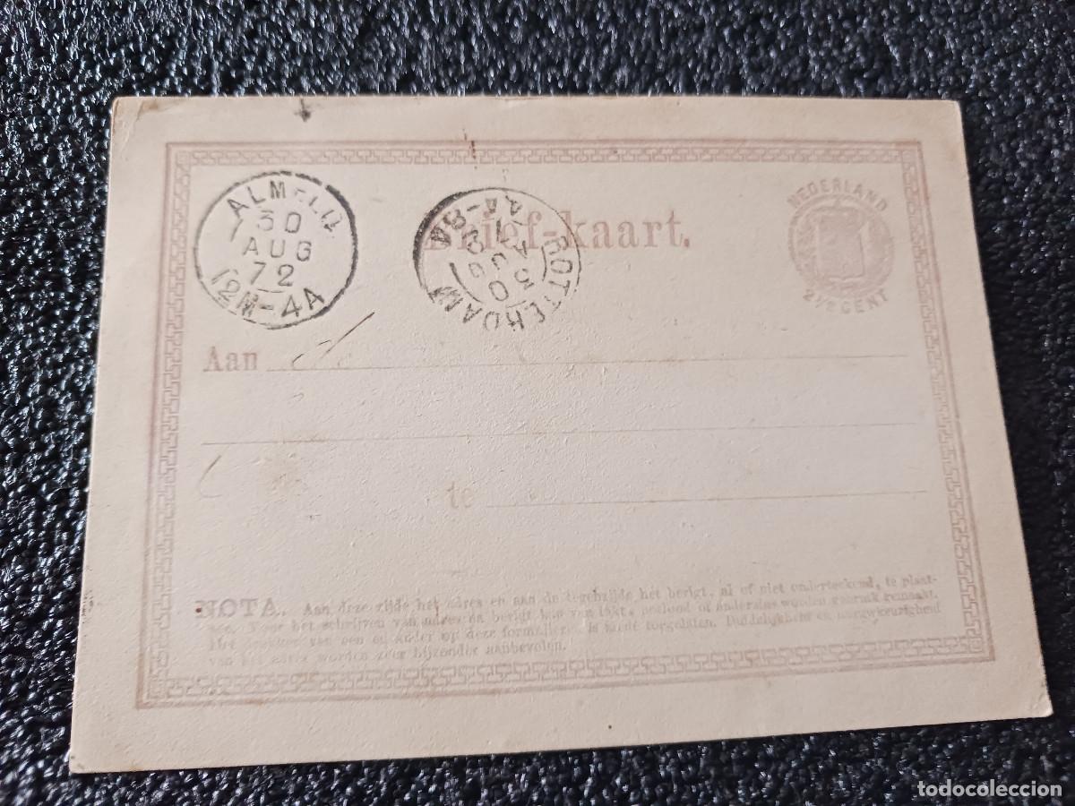 Documentos antiguos: brief-kaart nederland 2 1/2 cent,