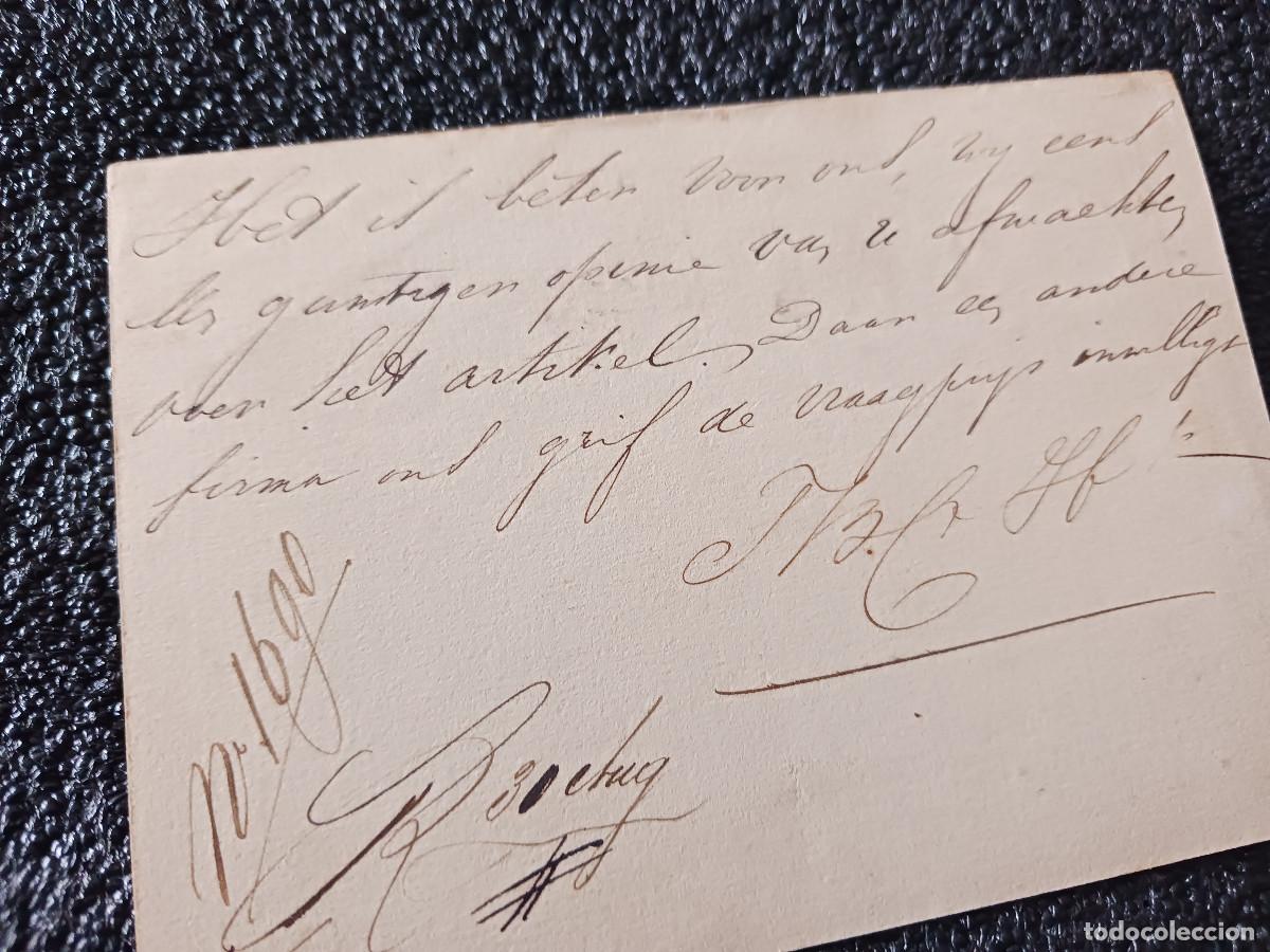 Documentos antiguos: brief-kaart nederland 2 1/2 cent, - Foto 3