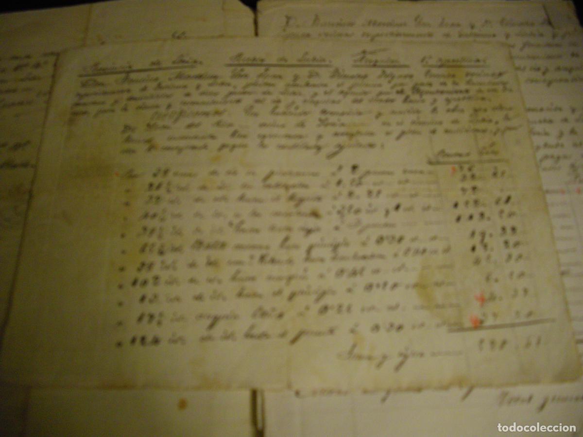 Documentos antiguos: SORIA Y LUBIA CONJUNTO 8 DOCUMENTOS 1904 - Foto 4