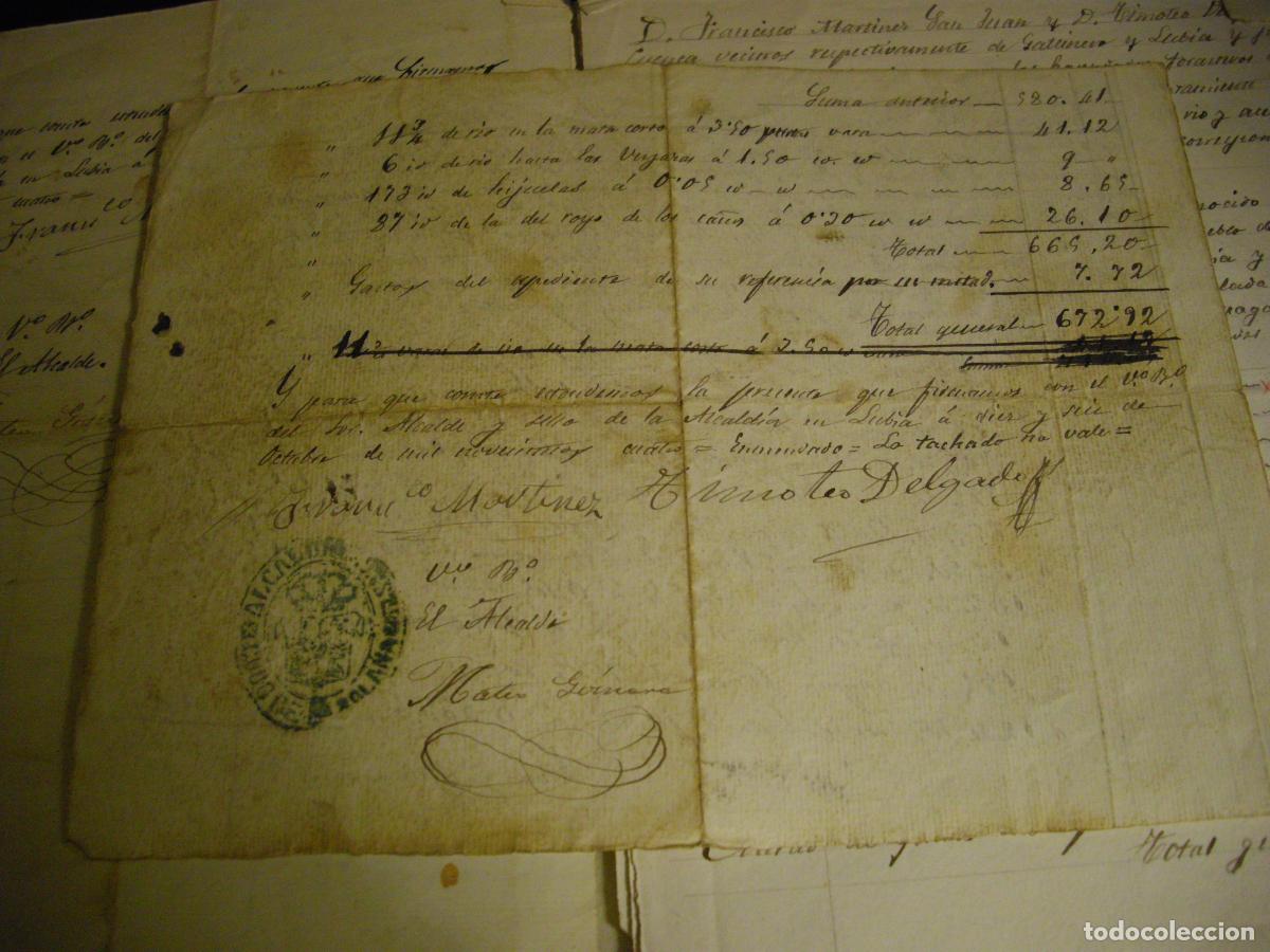 Documentos antiguos: SORIA Y LUBIA CONJUNTO 8 DOCUMENTOS 1904 - Foto 5