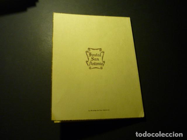 Documentos antiguos: HOSTAL SAN ANTONIO BARCELONA MENU 1961 - Foto 3