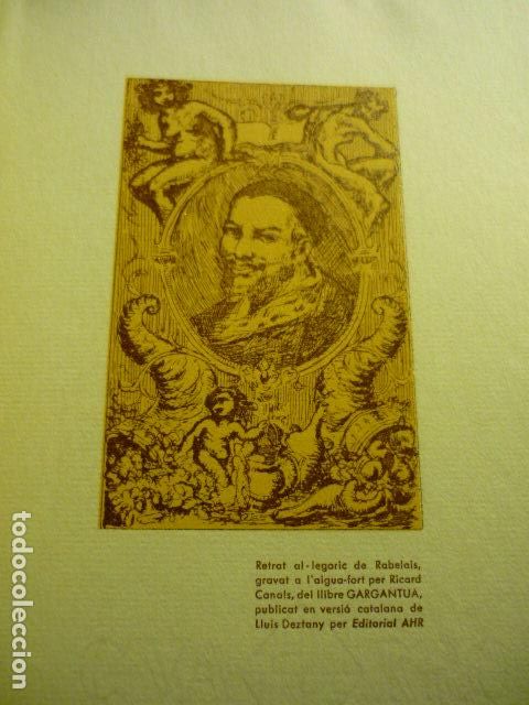 Documentos antiguos: TARJETA DIPTICA RABELAIS EDITORIAL AHR - Foto 1