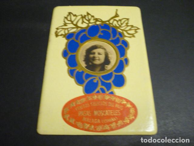Documentos antiguos: MALAGA FRUTOS SELECTOS DEL PAIS PASAS MOSCATELES TARJETA CARTON PUBLICITARIO 9 X 13 CM