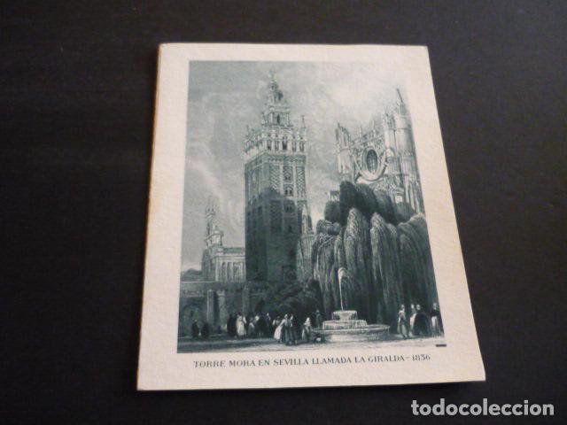 Documentos antiguos: SEVILLA LA GIRALDA FELICITACION NAVIDE&Ntilde;A DIPTICA 15 X 12 CM
