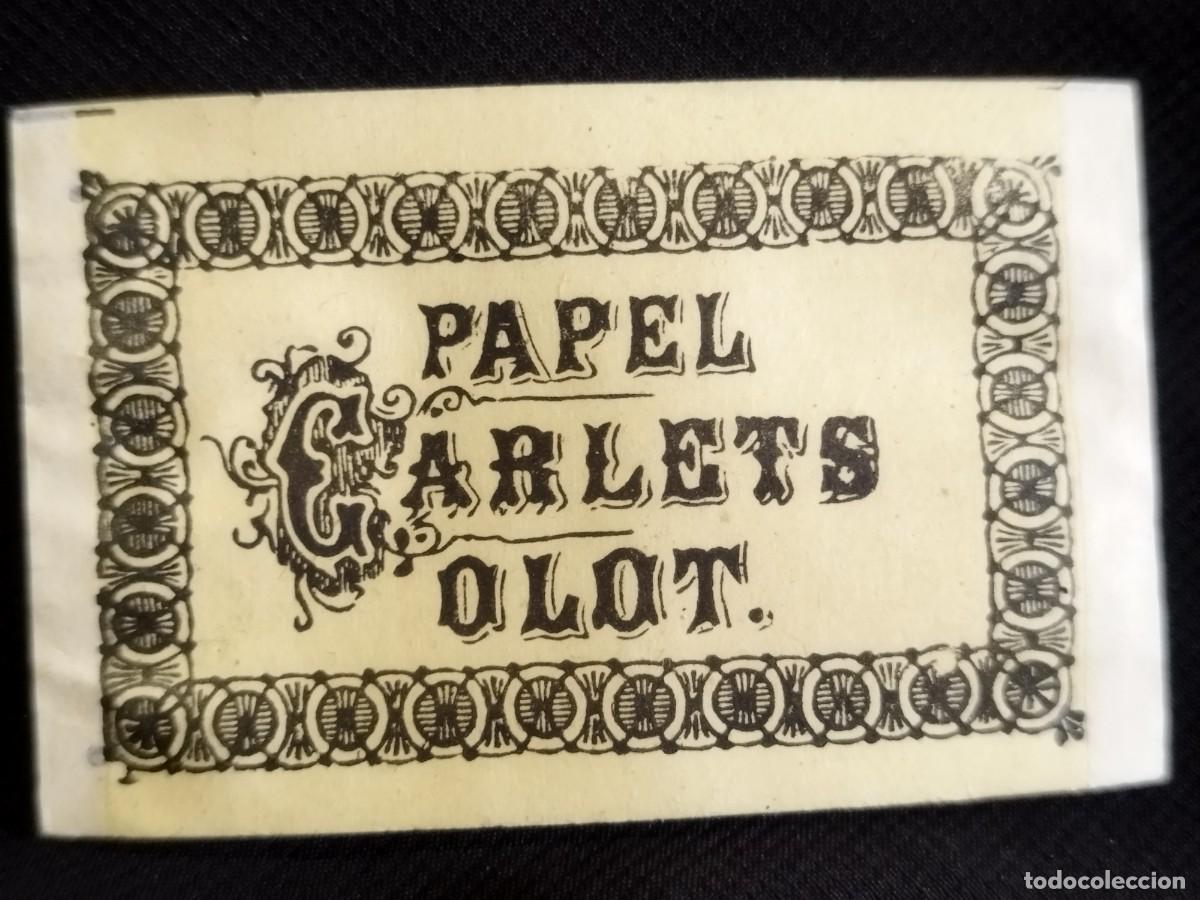 Documentos antiguos: PAPEL DE FUMAR CARLETS OLOT - Foto 1
