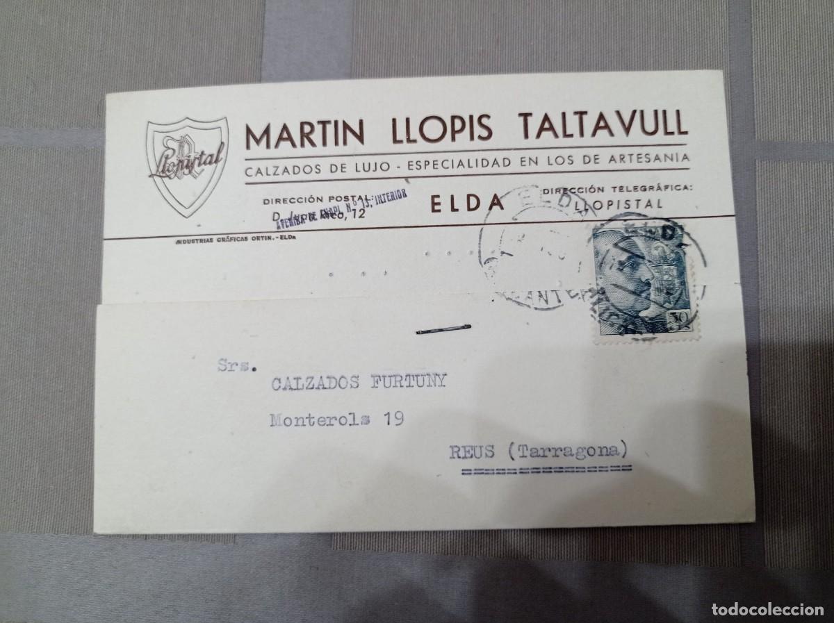 Documentos antiguos: calzados de lujo Mart&iacute;n Llopis Taltavull Elda Alicante