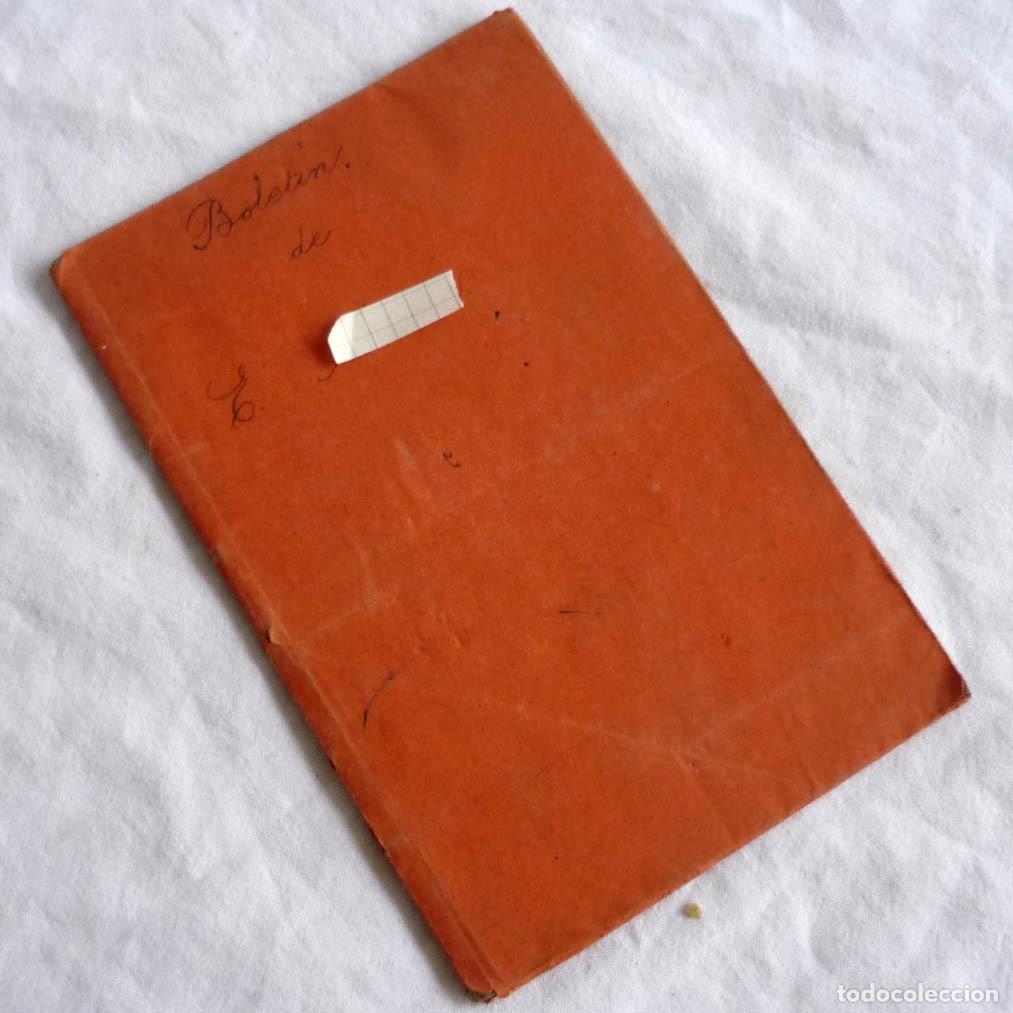Documentos antiguos: Bolet&iacute;n de notas Instituto de los Hermanos de las Escuelas Cristianas 1929-1930