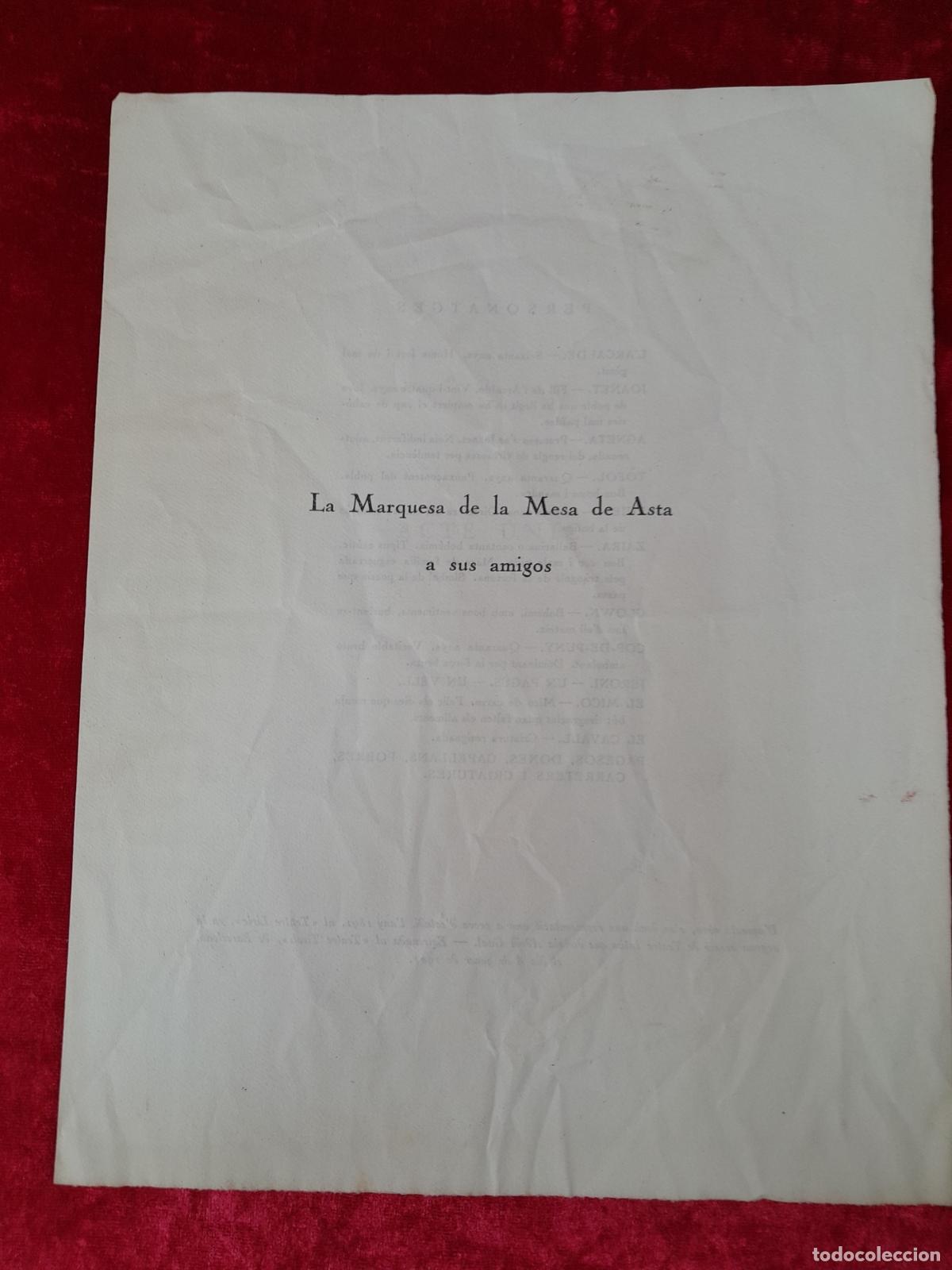 Documentos antiguos: DOC-1143. LA MARQUESA DE LA MESA DE ASTA A SUS AMIGOS. 1901. - Foto 1
