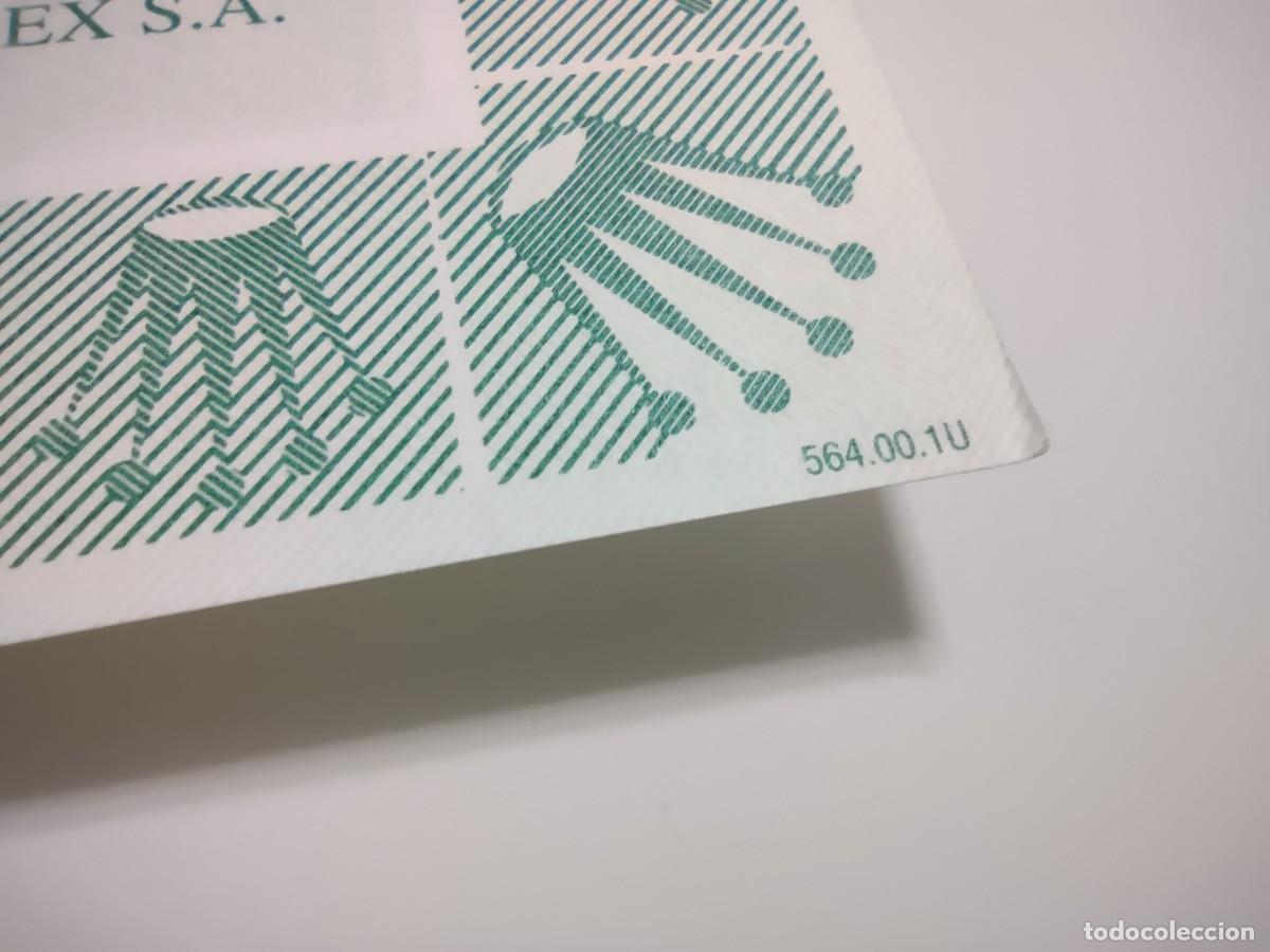 Documentos antiguos: ROLEX GUARANTEE CERTIFICATE 69173, CODE 564.00.1U GENUINE AND NICE - Foto 3