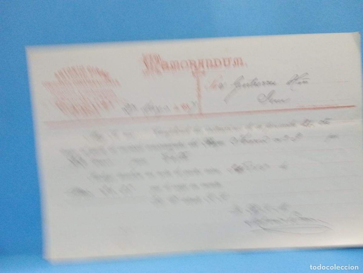 Documentos antiguos: MEMORANDUM. ANTONIO GIRAU. TRANSITOS Y EMBARQUES. C&Aacute;DIZ, 1887.