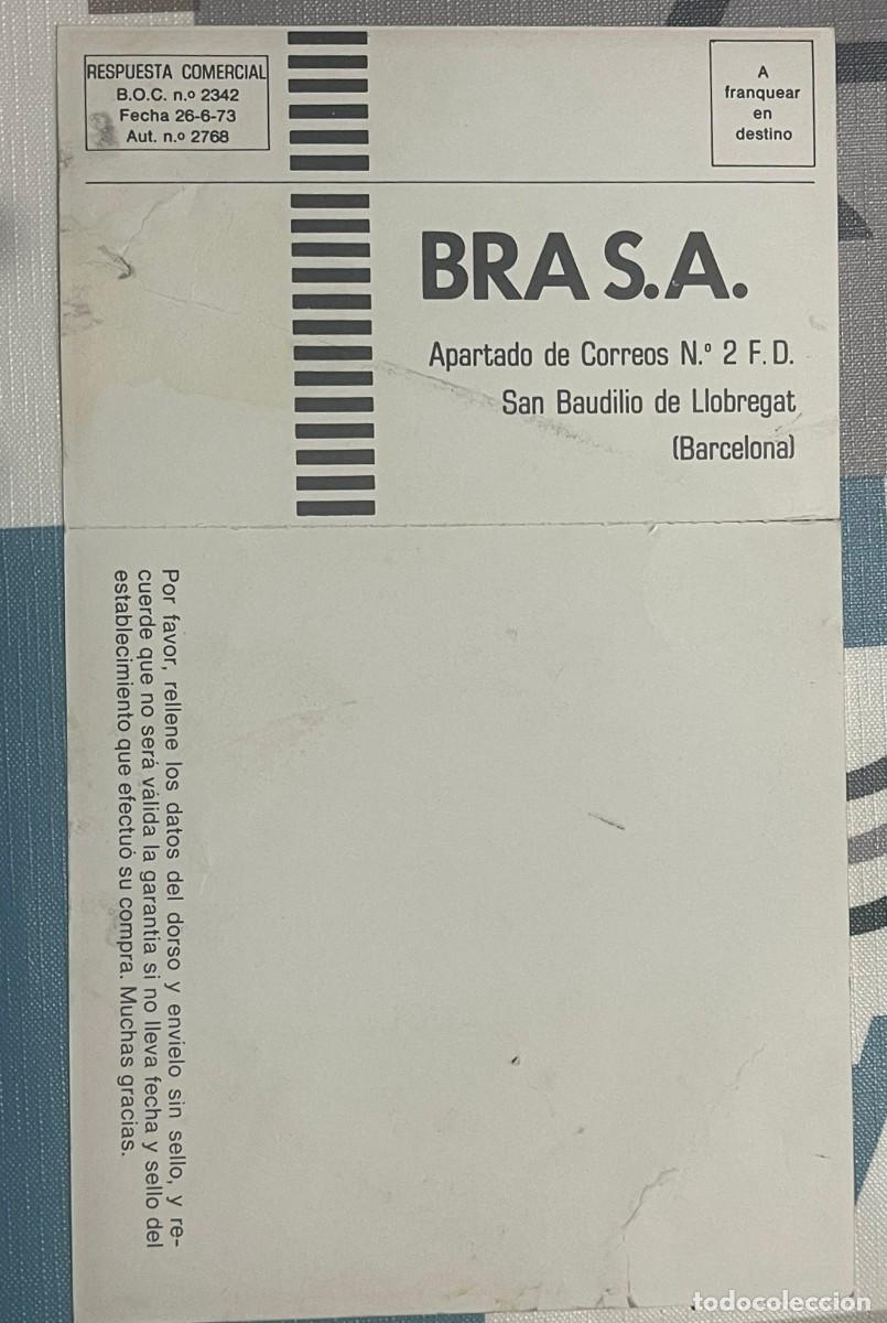 Documentos antiguos: GARANTIA OLLA A PRESION BRA - Foto 2