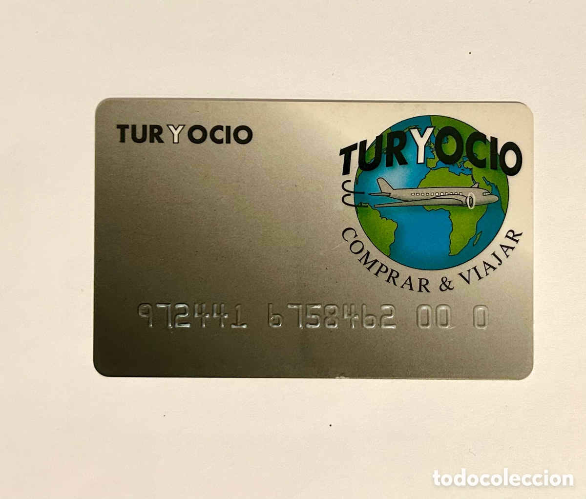 Documentos antiguos: TARJETA ANTIGUA TURYOCIO. A&ntilde;os 2000