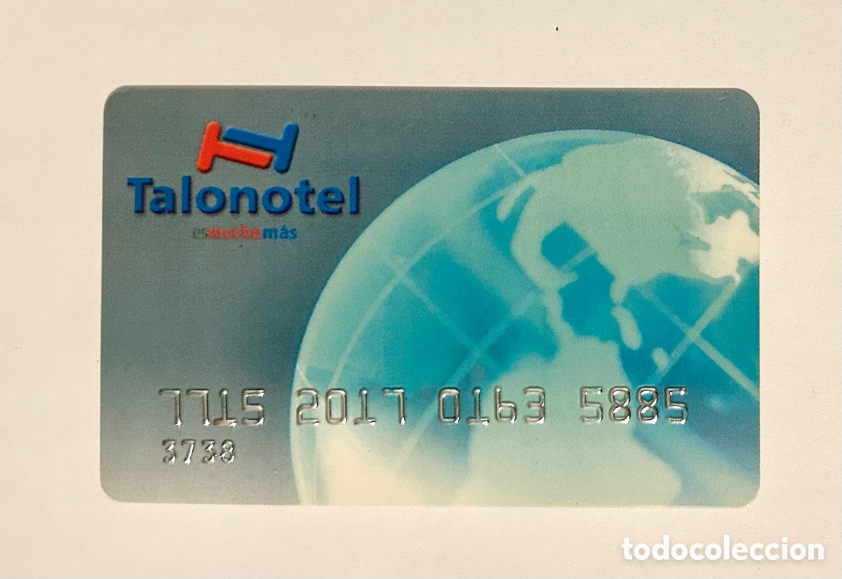 Documentos antiguos: TARJETA TALONOTEL A&Ntilde;OS 2000
