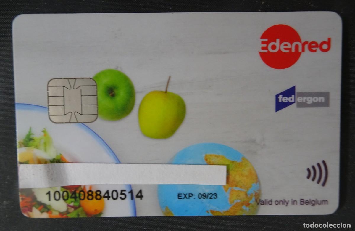 Documentos antiguos: TARJETA CARD, NOMINAL EDENRED, PUBLICIDAD, COMERCIO, B&Eacute;LGICA VER FOTOS