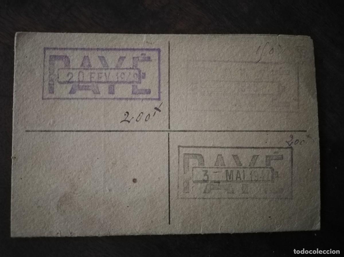 Documentos antiguos: Carnet de Agricultor franc&eacute;s a&ntilde;o 1947. - Foto 7