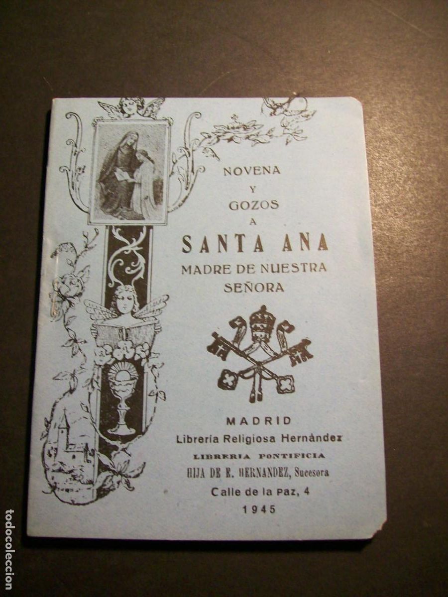 Documentos antiguos: NOVENA Y GOZOS A SANTA ANA - Foto 1