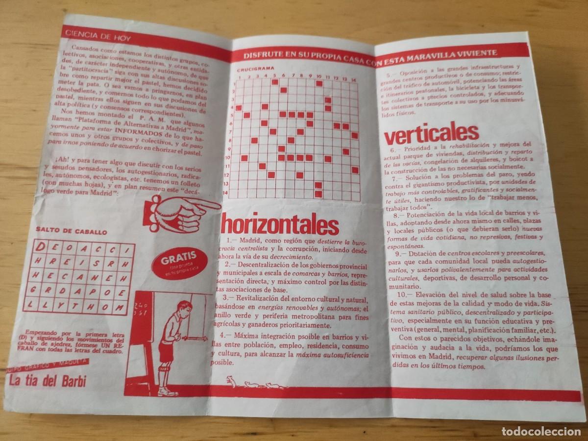 Documentos antiguos: Documento El PAM tr&iacute;ptico - Foto 4