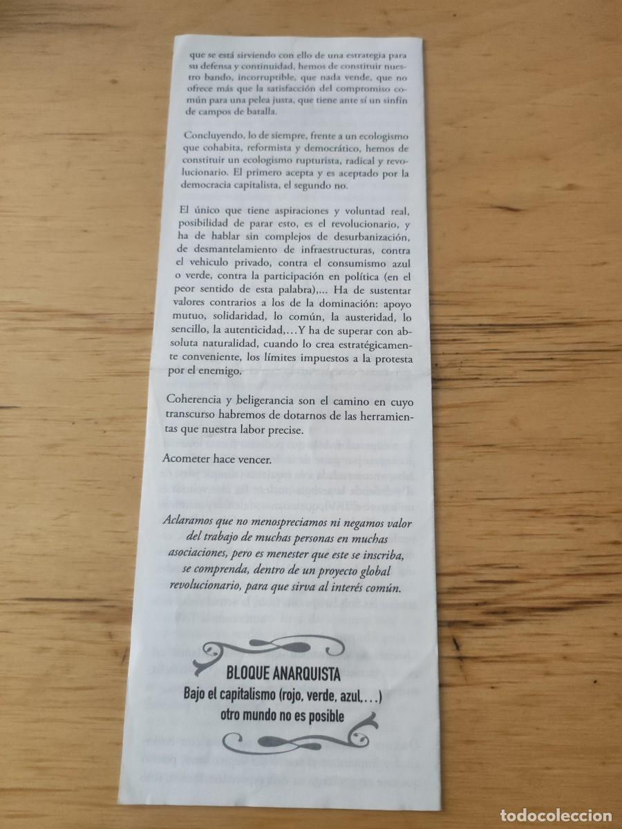 Documentos antiguos: Documento Ecologismos versus Capitalismo - Foto 2