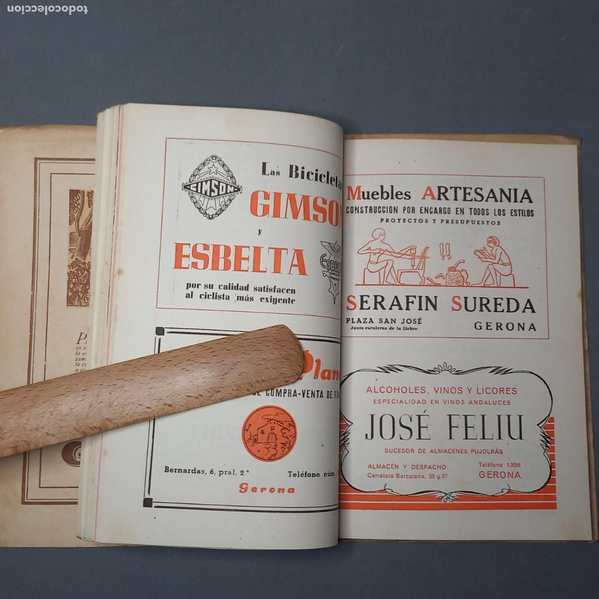 Documentos antiguos: Programa de Ferias y Fiestas de San Narciso. Gerona. 1949. - Foto 7
