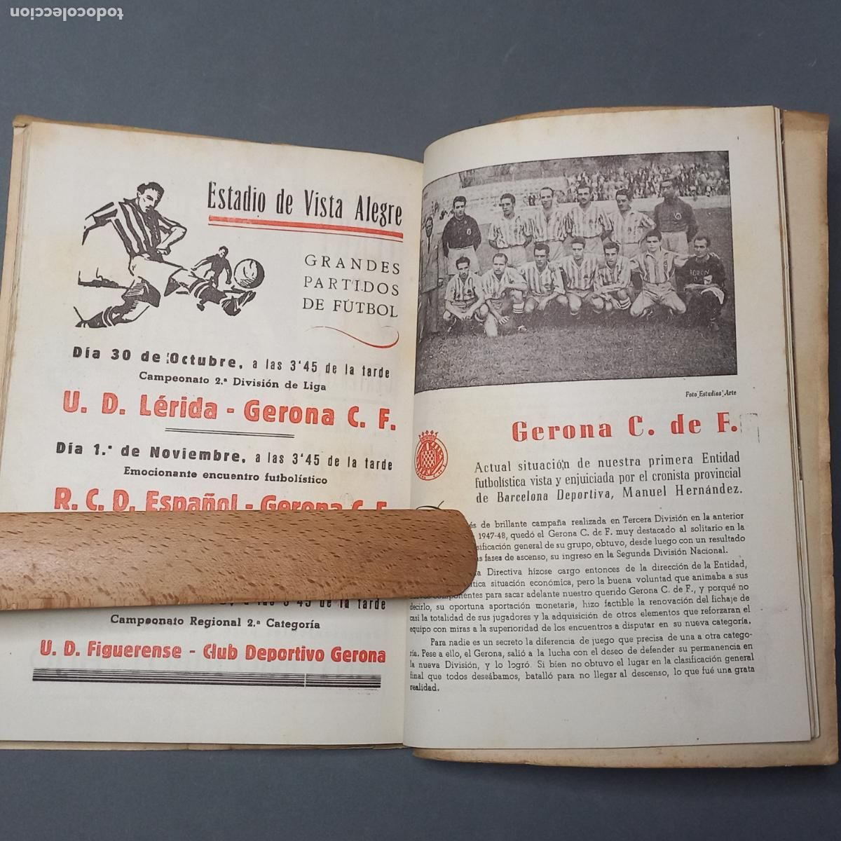 Documentos antiguos: Programa de Ferias y Fiestas de San Narciso. Gerona. 1949. - Foto 14
